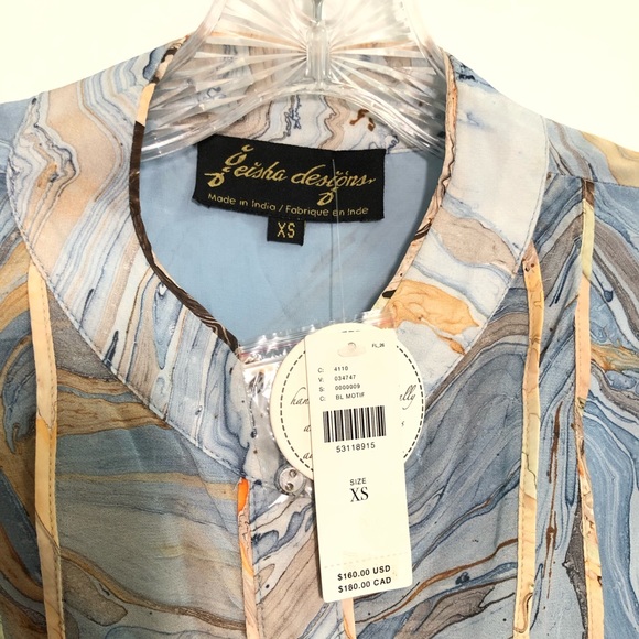 Geisha Designs Anthropologie Portia Marble blouse - Picture 10 of 12